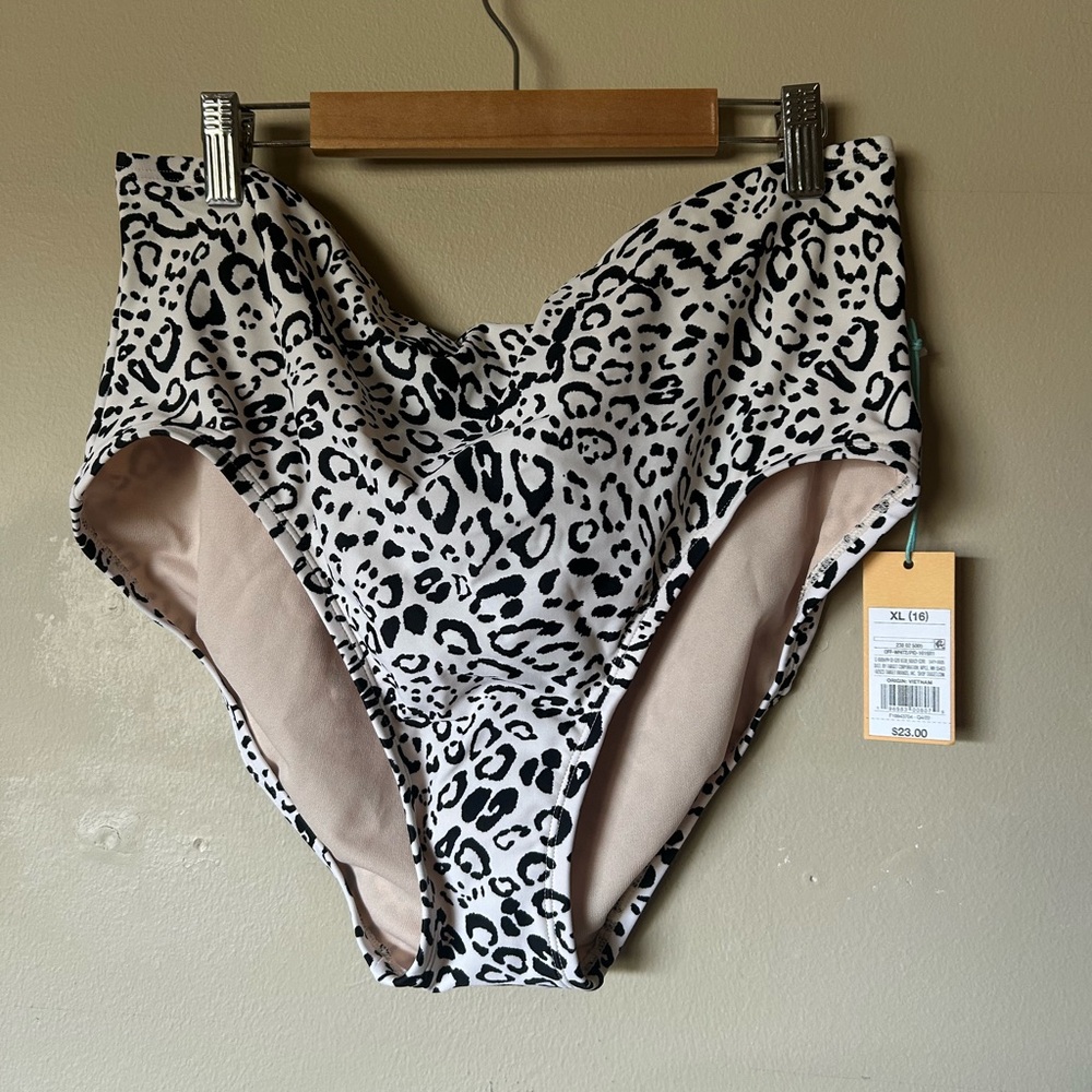 Leopard Print Bikini Bottom